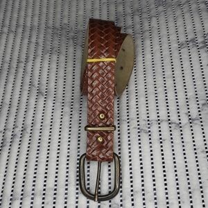 Brown Leather Belt - Size S